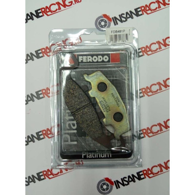 Ferodo FDB481P Тормозные колодки дисковые MOTO, блистер 2 шт