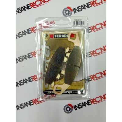 Ferodo FDB481ST Тормозные колодки дисковые MOTO, блистер 2 шт