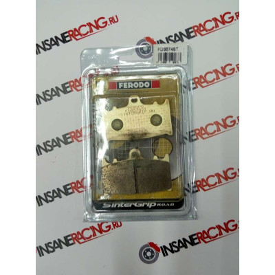 Ferodo FDB574ST Тормозные колодки дисковые MOTO, блистер 2 шт