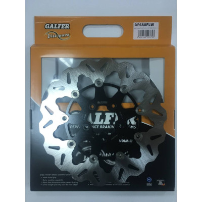 Лепестковый тормозной диск Galfer DF680FLW