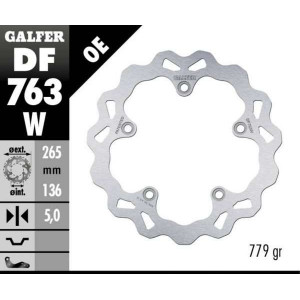 Лепестковый диск Galfer DF763W BMW R1200GS (68B407C0)
