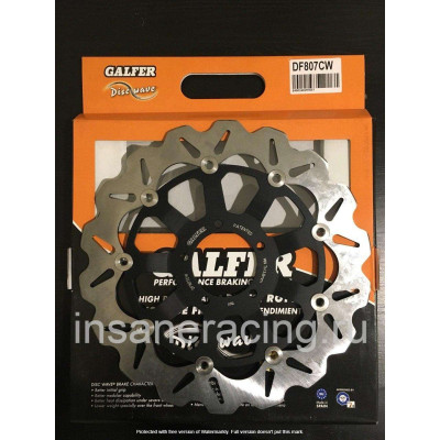 Лепестковый тормозной диск Galfer DF807CW с алюминиевой ступицей DUCATI DIAVEL MULTISTRADA MONSTER