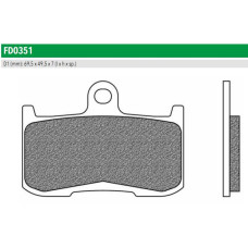 FD0351TS Тормозные колодки дисковые мото ROAD TOURING SINTERED (FDB2158ST) NEWFREN