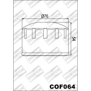 C325/301 фильтр масляный МОТО (зам.COF064)