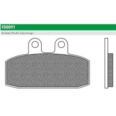 FD0091BT Тормозные колодки для APRILIA SCARABEO, TUAREG, GAS GAS, HONDA XL, MTX, NX (FDB438P) NEWFREN