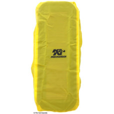 Чехол защитный K&N 100-8570PY PRECHARGER; MEDIUM 6" AIR BOX, YELLOW
