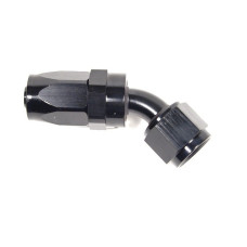 - 6 AN (6AN AN6) фитинг 45 градусов черный Goodridge 1136-4506BK