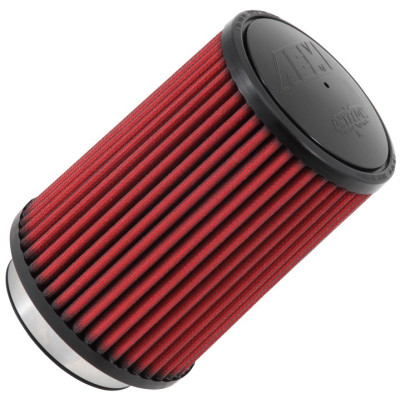 Воздушный фильтр нулевого сопротивления AEM 21-2037D-HK AIR FILTER 3.5" FLG, 5.25" BASE, 4.75" TOP,