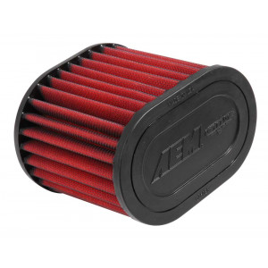 Воздушный фильтр нулевого сопротивления AEM 21-2127DK AIR FILTER; 2-3/4" X 5" OVAL DRYFLOW