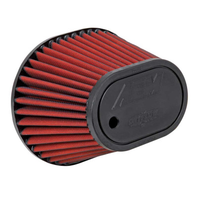 Воздушный фильтр нулевого сопротивления AEM 21-2148D-HK AIR FILTER; 3-1/2FLG, 8-1/2L X 7W, TOP-6-1/4