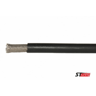 Армированный тормозной шланг Goodridge Черный Винтаж (резиновый) D-03 600-03VB