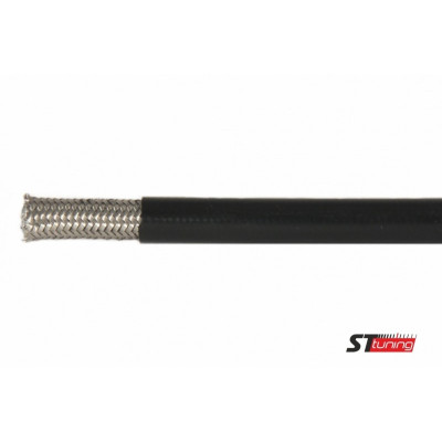 Армированный шланг AN-04/D-04, 600 серия Teflon, черная силиконовая оплетка, 600-04BK Goodridge