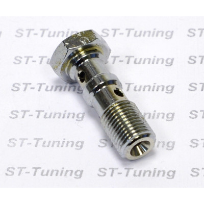 Болт (штуцер) Goodridge двойной для banjo M10x1 L=32 mm хром, 993-03-31CH