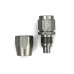 - 6 AN (6AN AN6) фитинг прямой, 20 серия Cutter Style, BLACKROCK LAB A06-001-2Ti