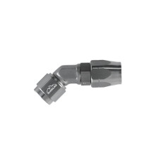 - 6 AN (6AN AN6) фитинг 45°, кованый, BLACKROCK LAB A06-045-6Ti