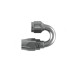 - 6 AN (6AN AN6) фитинг 180°, 20 серия Cutter Style, BLACKROCK LAB A06-180-2Ti