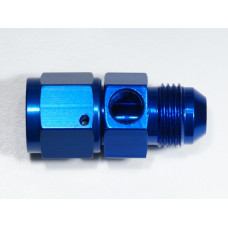 Адаптер под датчик 1/8", М AN8 - П AN8, алюминий, bl, Phenix A0881-4