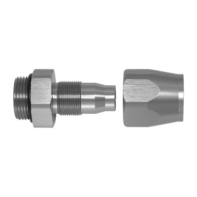 - 10 AN (10AN AN10) фитинг прямой ПАПА M22 x 1,5 mm, BLACKROCK LAB A10-001-M22Ti