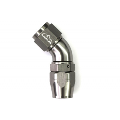 - 10 AN (10AN AN10) фитинг 45°, Full Flow серия BLACKROCK LAB A10-045-3Ti