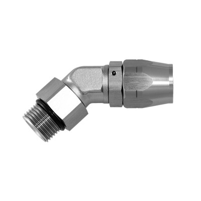 - 10 AN (10AN AN10) фитинг 45°, П ORB AN10, кованый, BLACKROCK LAB A10-045-ORB10Ti