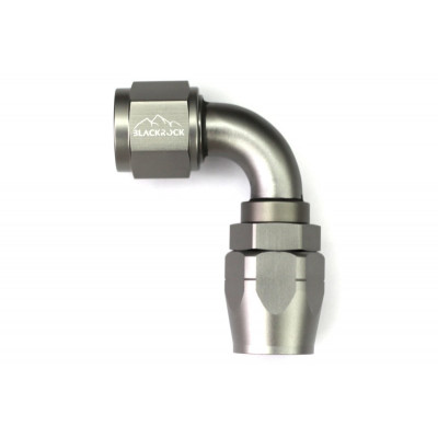 - 10 AN (10AN AN10) фитинг 90°, 20 серия Cutter Style, BLACKROCK LAB A10-090-2Ti