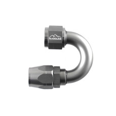- 10 AN (10AN AN10) фитинг 180°, 20 серия Cutter Style, BLACKROCK LAB A10-180-2Ti