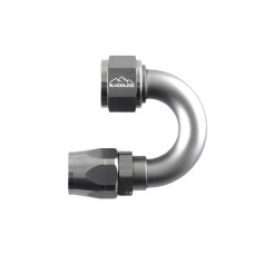 - 12 AN (12AN AN12) фитинг 180°, 20 серия Cutter Style, BLACKROCK LAB A12-180-2Ti