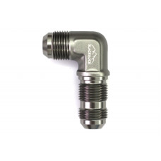 Адаптер П AN10 - П AN10, 90°, алюминий проход через кузов, BLACKROCK LAB, AF833-1090Ti