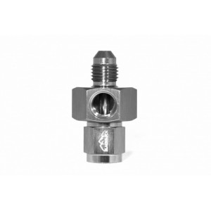 Адаптер под датчик NPT1/8", М AN4 - П AN4, алюминий, BLACKROCK LAB AN0404-18NPTTi