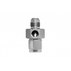 Адаптер под датчик NPT1/8", М AN6 - П AN6, алюминий, BLACKROCK LAB AN0606-18NPTTi