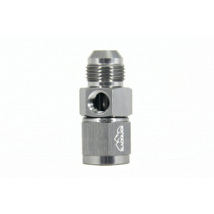 Адаптер под датчик NPT1/8", М AN8 - П AN8, алюминий, BLACKROCK LAB AN0808-18NPTTi