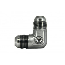 Адаптер П AN06 - П AN06, порт под датчик NPT1/8", 90°, алюминий , BLACKROCK LAB, AN821-06NPT18Ti