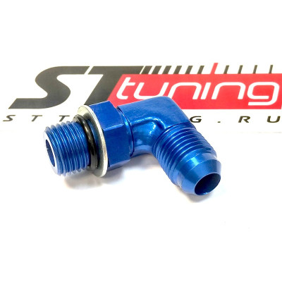 Адаптер П AN06 - П AN06, 90°, алюминий, AN921-06D