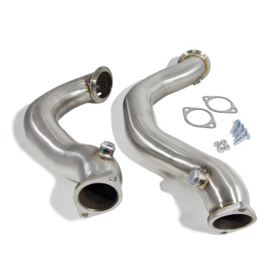 Приемная труба (даунпайп) BMW-DP-0241 BlackRock Lab BMW N54; 335i E90; E82 135i