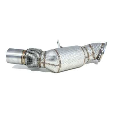 Приемная труба (даунпайп) BMW-DP-0248 BlackRock Lab BMW B48 2014->; F30 320i, 330i;