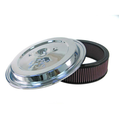 Фильтр нулевого сопротивления K&N CE-1502 CHROME/TOP,2 HL,W/E-1500; K&N LOGO