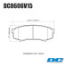 Колодки тормозные DC0606V15 DC Brakes Street HD, задние LEXUS GX460, GX470; TOYOTA PRADO 150/120