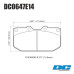 Колодки тормозные DC0647E14 DC Brakes RT.2 передние SUBARU Impreza WRX; Nissan 300ZX; HPB тип 1;