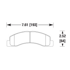 Колодки тормозные DC0756R17 DC Brakes Street HD+, передние для StopTech ST65 Toyota LC200 LexusLX570