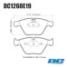 Колодки тормозные DC1260E19 DC brakes RT.2; передние BMW E90,91,92, 335i, M3 E90, E60, E63