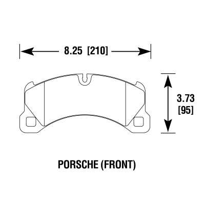 Колодки тормозные DC1452R15 DC Brakes Street HD+, перед Porsche Cayenne 2010-> ; MACAN 3.0S; 350x34m