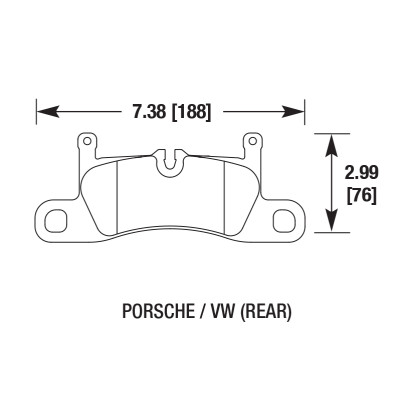 Колодки тормозные DC1453P16 DC Brakes Street STR.S+, задние PORSCHE CAYENNE 92A, TOUAREG 7P5 2010->