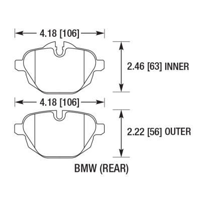 Колодки тормозные DC1473P18 DC Brakes Street STR.S+, задние BMW 5 F10; 5 F11; 5 F18; i8; X3 F25; X4