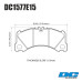 Колодки тормозные DC1577E15 DC Brakes RT.2 перед CAYENNE, PANAMERA, MACAN, TOUAREG 360, 368, 390MM