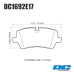 Колодки тормозные DC1692E17 DC brakes RT.2, задние RANGE ROVER SPORT; IV; DISCOVERY V;