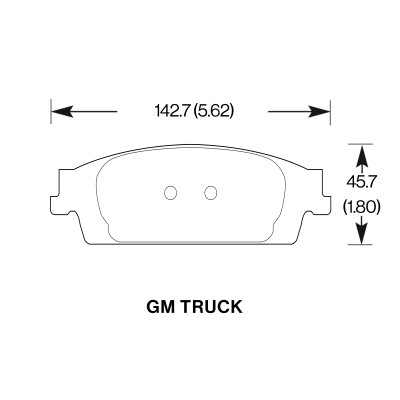 Колодки тормозные DC1707R16 DC Brakes Street HD+, Cadillac Escalade, Chevrolet TAHOE задние 2015-20