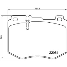 Колодки тормозные DC1796P18 DC brakes STREET STR.S+, перед MB GLC X253; E W213; CLS C257