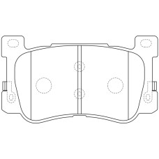 Колодки тормозные DC1975P17 DC Brakes Street STR.S+ перед GENESIS G90;