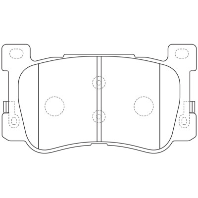 Колодки тормозные DC1975P17 DC Brakes Street STR.S+ перед GENESIS G90;