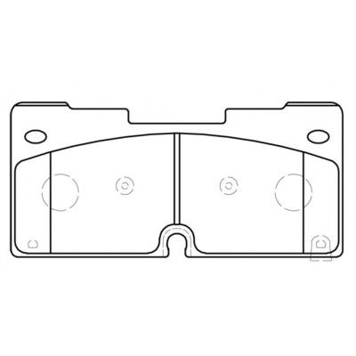 Колодки тормозные DC2173R17 DC brakes Street HD+, перед. Cadillac Escalade, Chevrolet Tahoe, 2021->